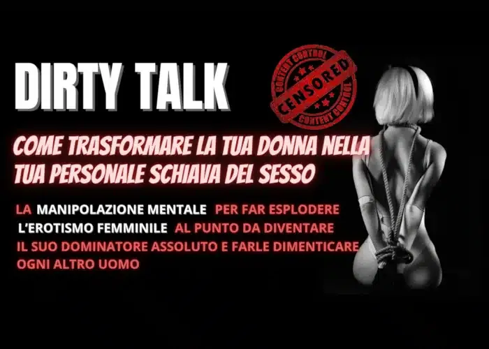 [CORSO GRATIS] Dirty Talk – Metodo Bad Boy