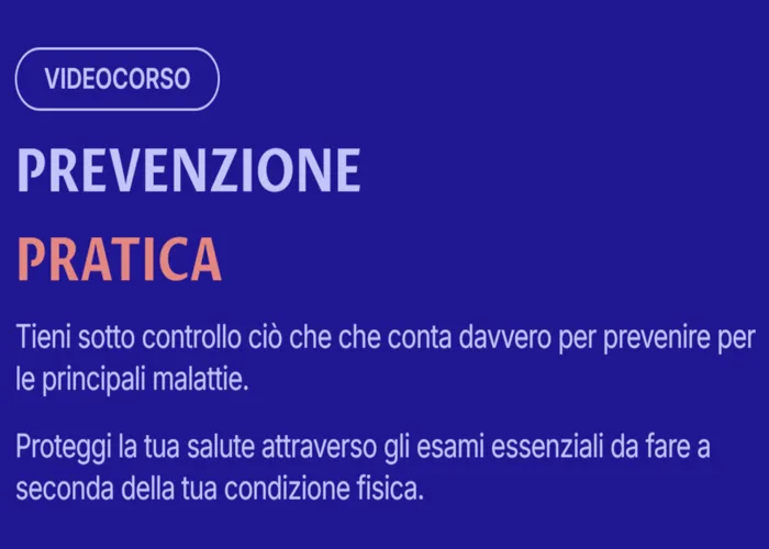 [CORSO GRATIS] Prevenzione Pratica – Lifeology
