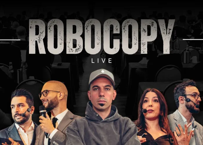 [CORSO GRATIS] Robocopy Live (Maggio 2024) – Marco Lutzu