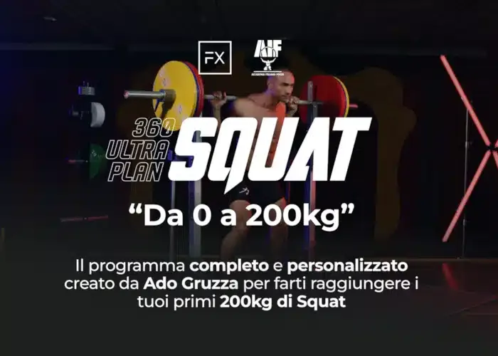 [CORSO GRATIS] Squat (da 0 a 200kg) – FitnessX
