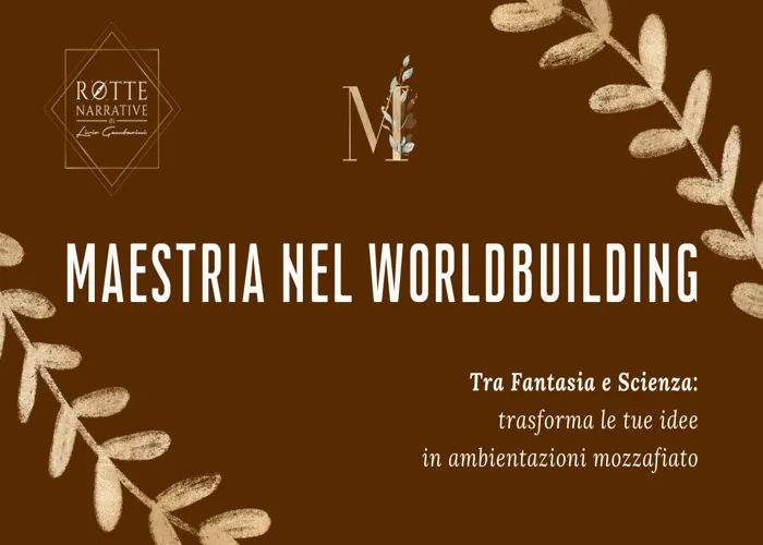 [CORSO GRATIS] Maestria nel Worldbuilding – Livio Gambarini (Rotte Narrative)