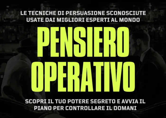[CORSO GRATIS] Pensiero Operativo – Metodo Bad Boy