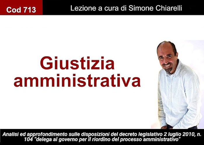 [CORSO GRATIS] Giustizia amministrativa (Cod713) – Omniavis