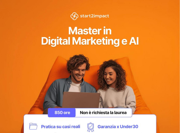 [CORSO GRATIS] Master in Digital Marketing e AI – start2impact